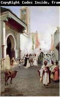 unknow artist Arab or Arabic people and life. Orientalism oil paintings 123